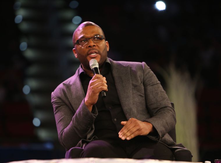 Tyler Perry And Cathy Hughes At Women's Empowerment 2014