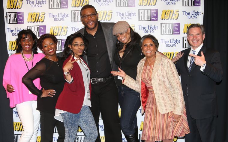 Tyler Perry And Cathy Hughes At Women's Empowerment 2014