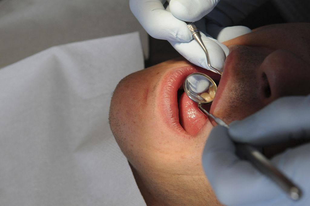 Man Receiving Dental Care