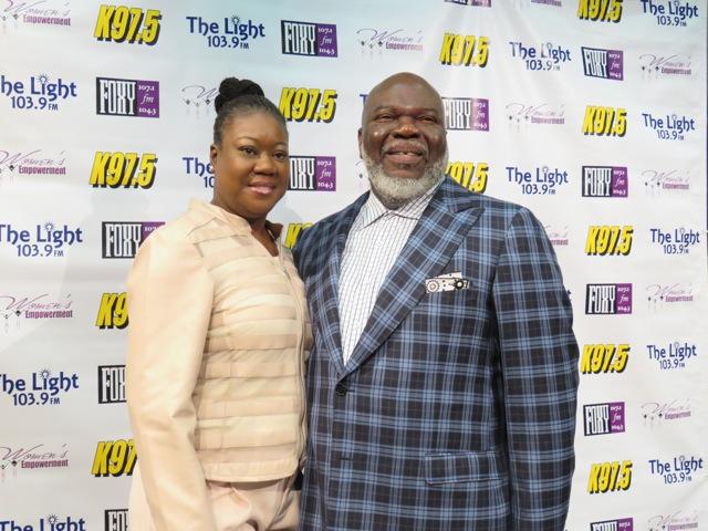 Bishop T.D. Jakes and Sabrina Martin at Women's Empowerment