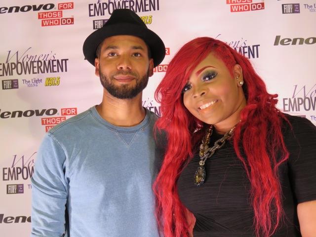 Jussie Smollet Cuttin' Up Backstage