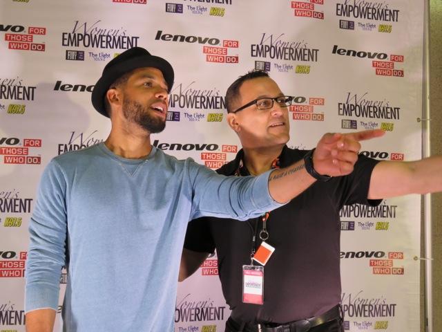 Jussie Smollet Cuttin' Up Backstage