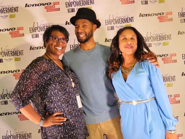 Jussie Smollet Cuttin' Up Backstage