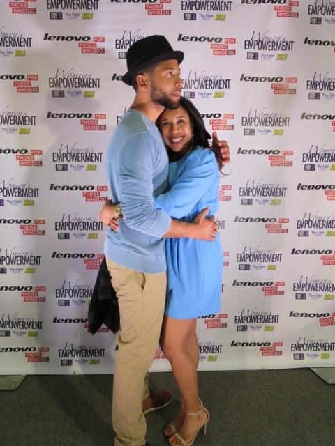 Jussie Smollet Cuttin' Up Backstage