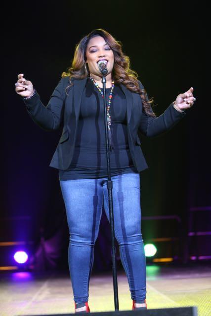 Tasha Paige Lockhart performs at Women's Empowerment