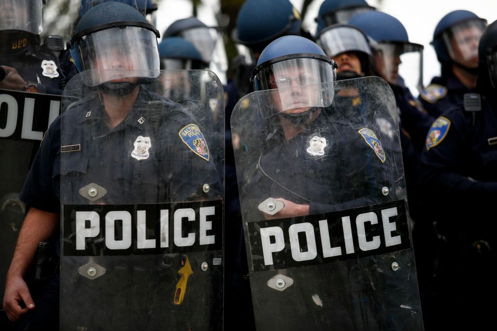 Protests in Baltimore After Funeral Held For Baltimore Man Who Died While In Police Custody