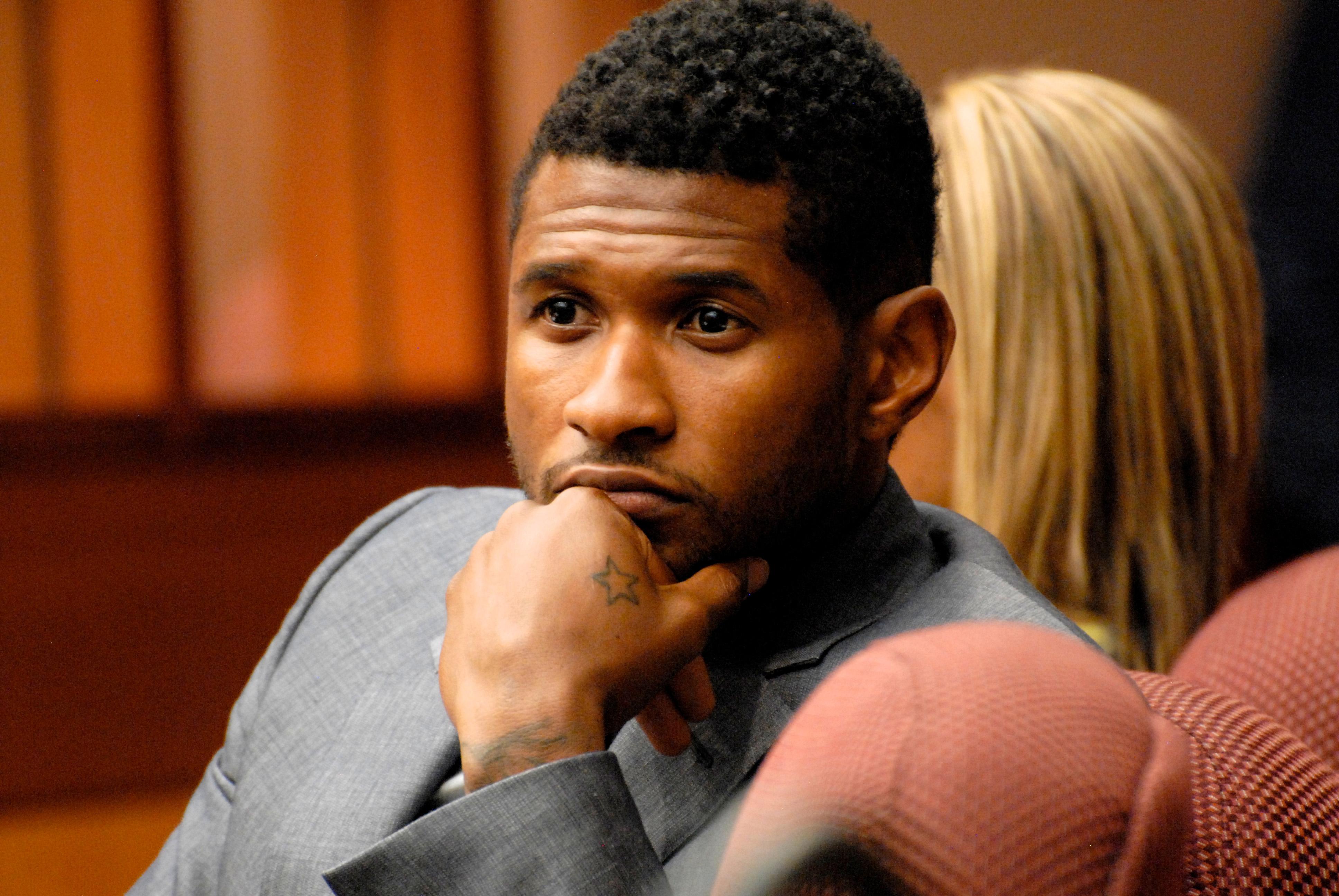 Usher Raymond & Tameka Foster Custody Hearing
