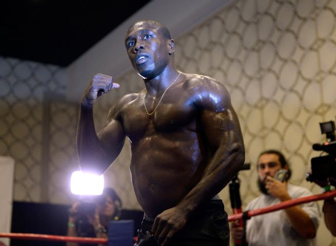 Andre Berto Media Workout