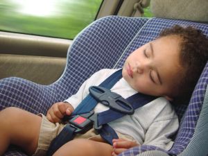 Toddler Sleeping in Car Seat