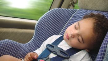 Toddler Sleeping in Car Seat