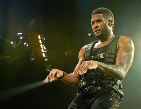 Usher Performs At Bercy