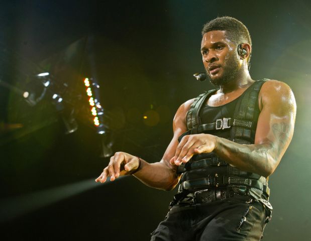 Usher Performs At Bercy