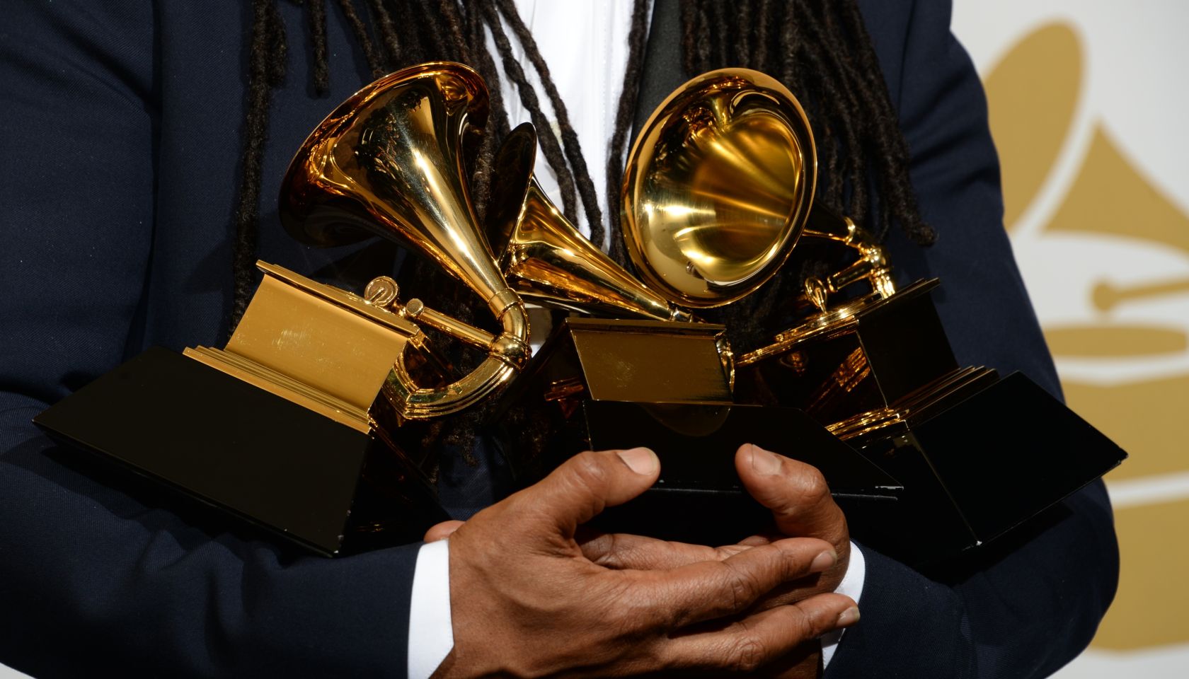 US-MUSIC-GRAMMY AWARDS-TROPHY