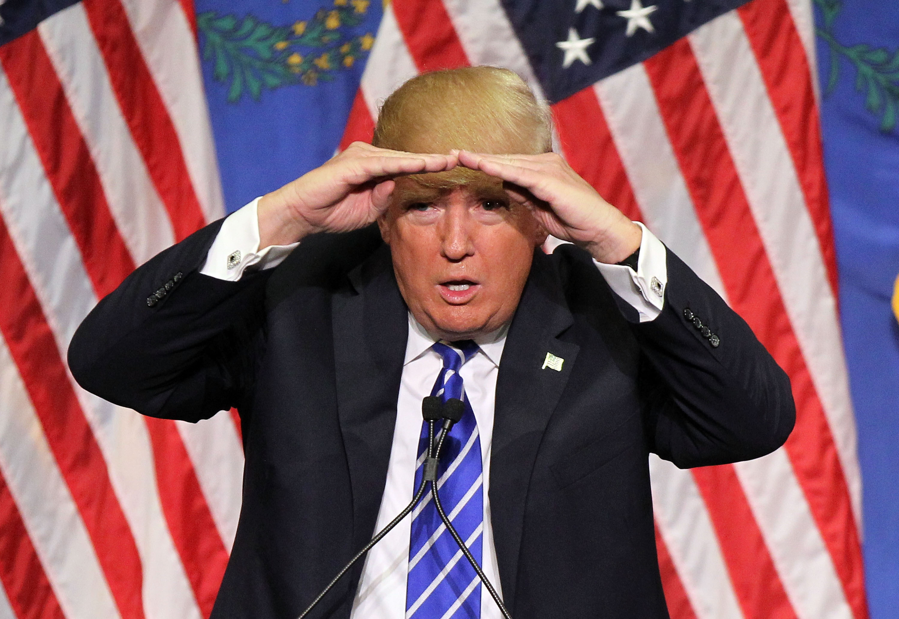 Donald Trump Holds Campaign Rally In Las Vegas