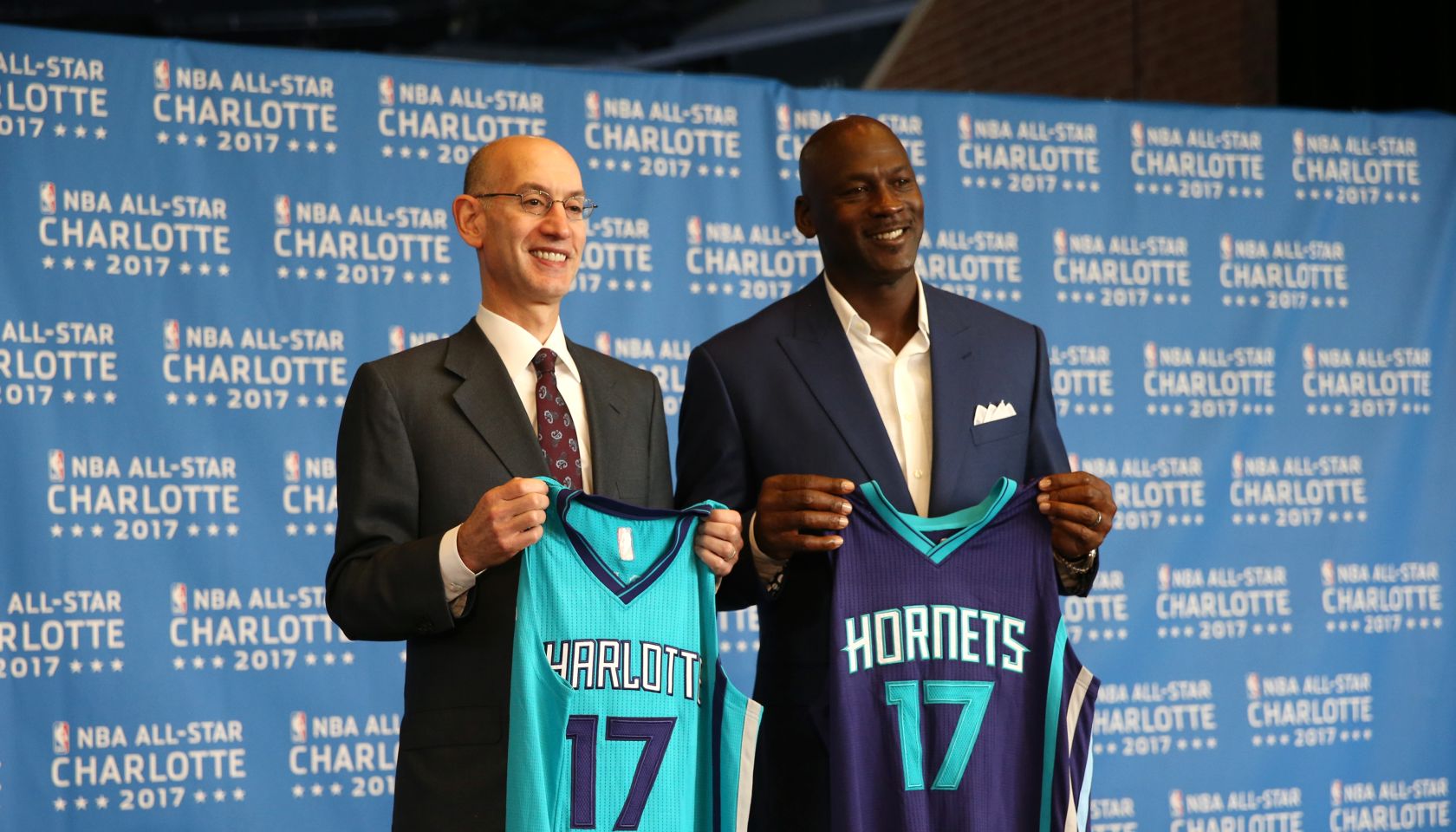 All-Star 2017 annoucement with the Charlotte Hornets