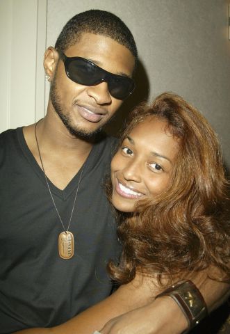 Usher and 'Chilli' Thomas