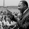 Dr. King Speaks At Rally