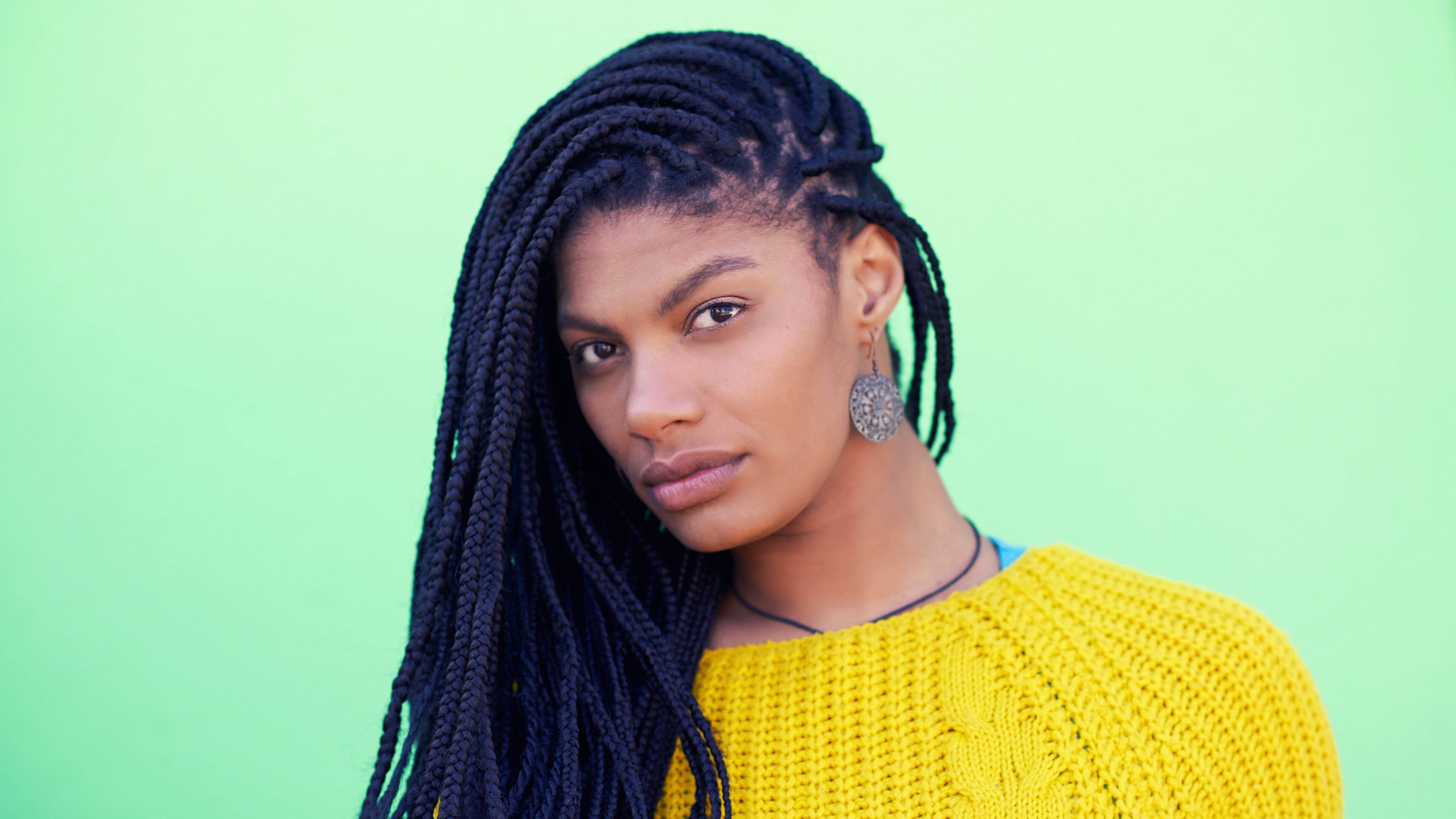 Braids look beautiful on her