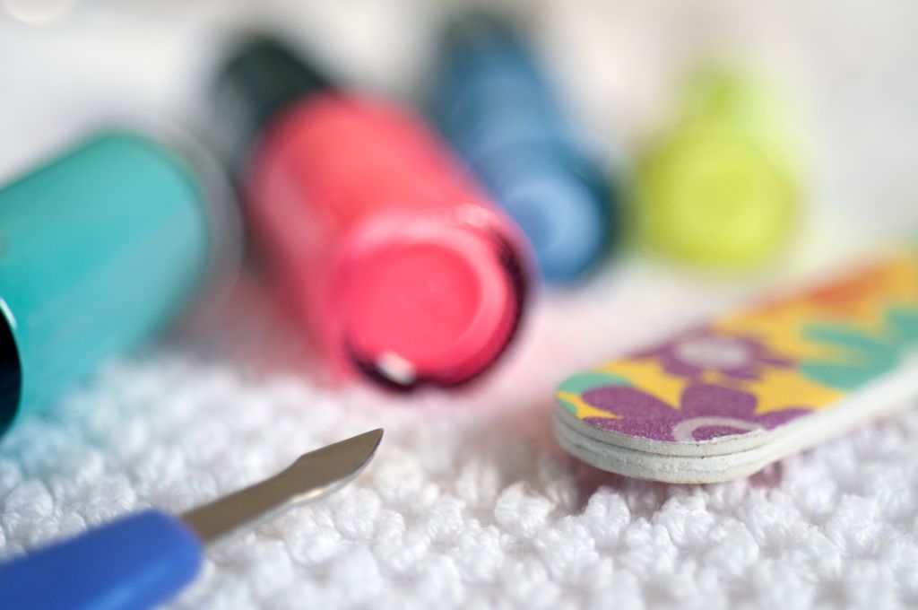 Colored nail polish