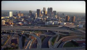 Downtown Atlanta and Freeways