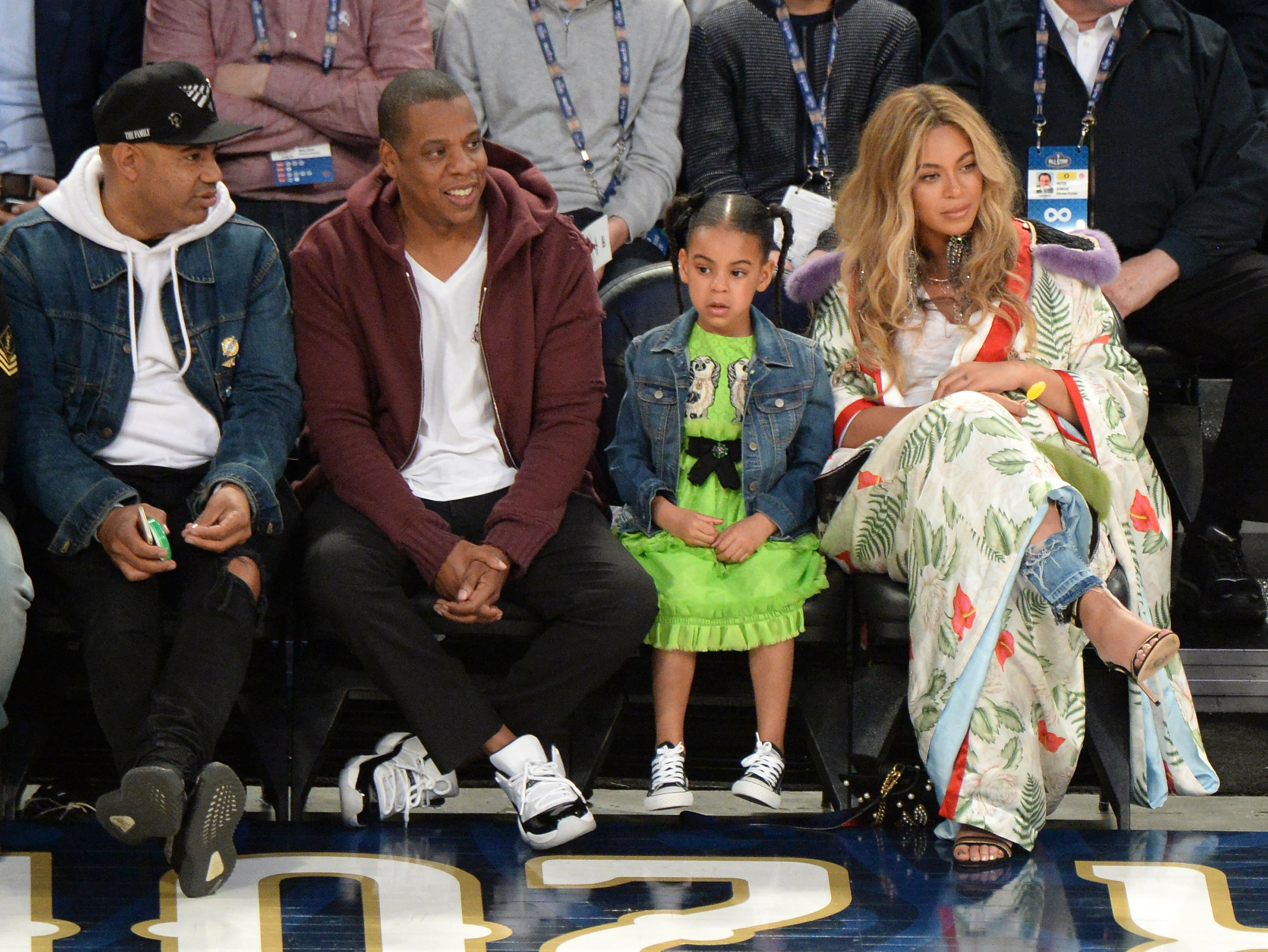 Celebrities Attend The 66th NBA All-Star Game