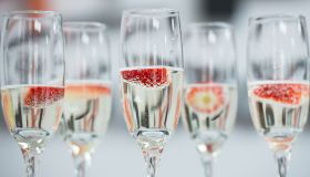 Close-Up Of Wine In Glasses