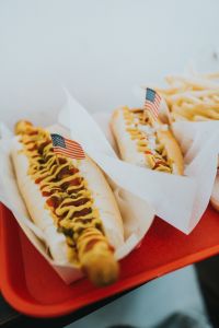 Close-Up Of Hot Dogs