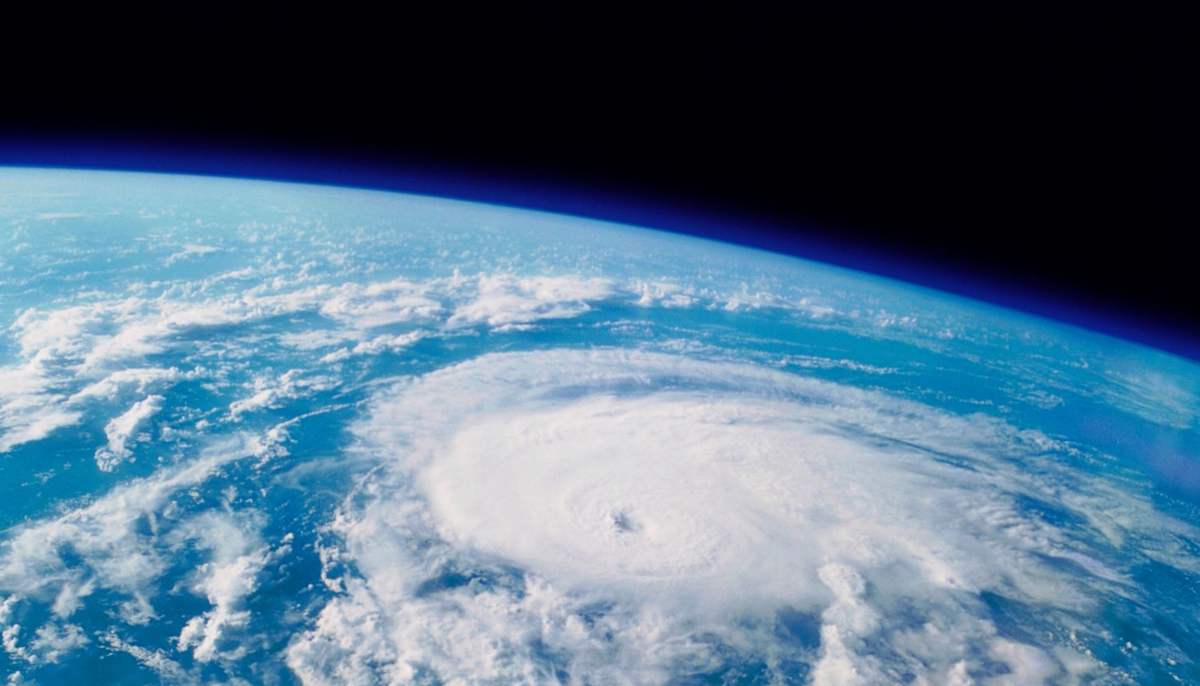 Hurricane Bonnie seen from space, STS-47