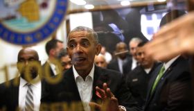 Former President Obama Reports For Jury Duty In Chicago