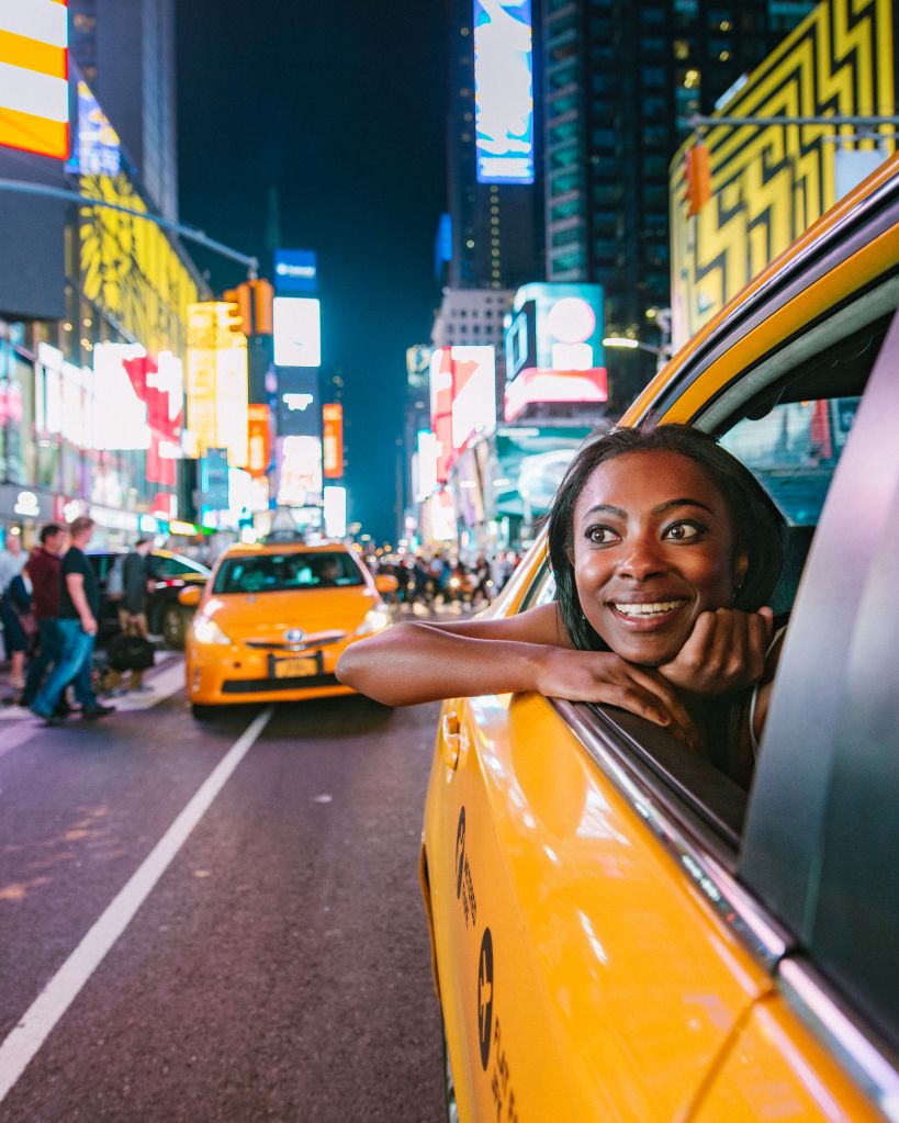 Taxi Ride in New York City
