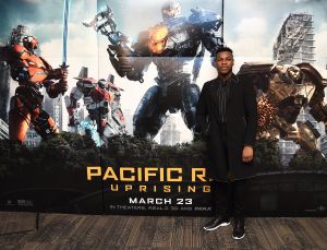 John Boyega Attends Special Screening of Pacific Rim: Uprising in NYC