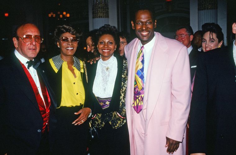 Clive Davis At Arista Grammy Party