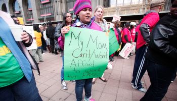 Detroit Teachers Hold Walk Out For Second Day