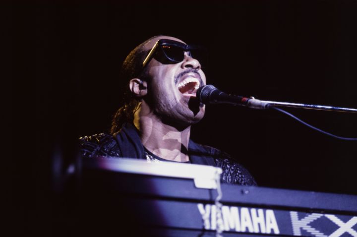 Stevie Wonder en concert en 1989