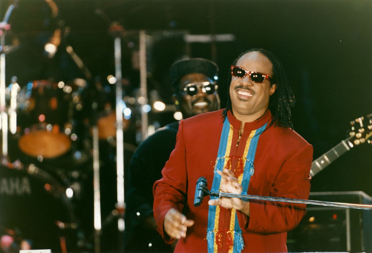 Stevie Wonder lors d'une soirée