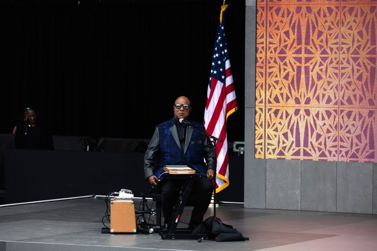 Stevie Wonder At NMAAHC Opening