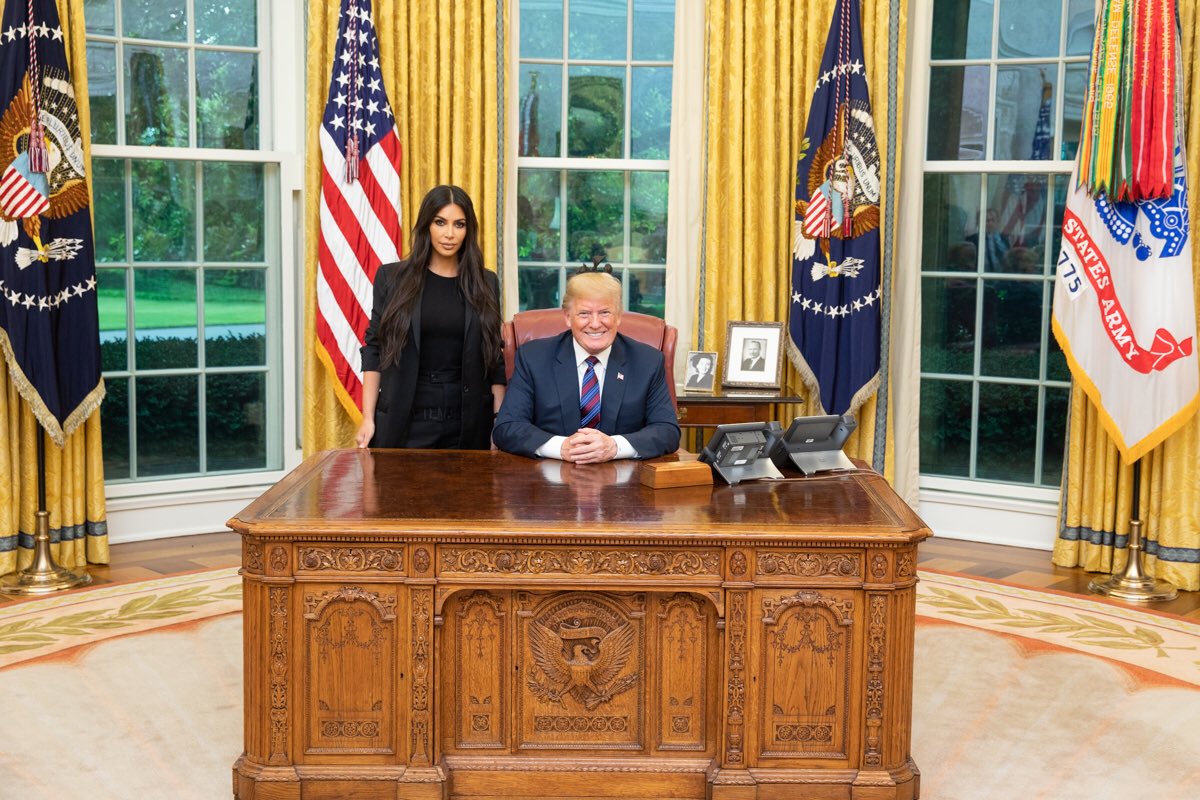 Kim Kardashian & Donald Trump
