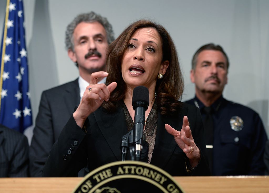 California AG Kamala Harris Holds News Conference On Gun Violence