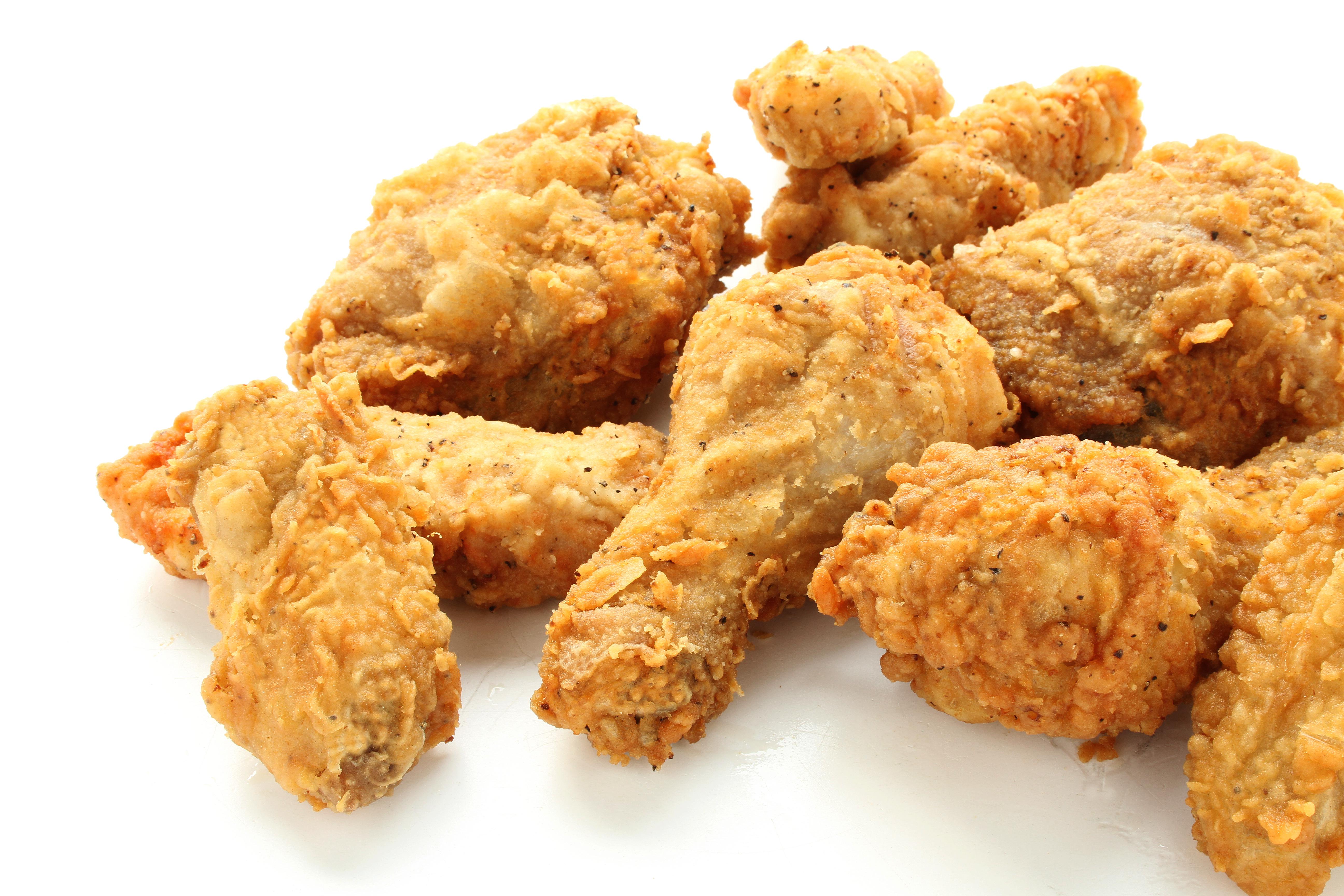 fried chicken pieces