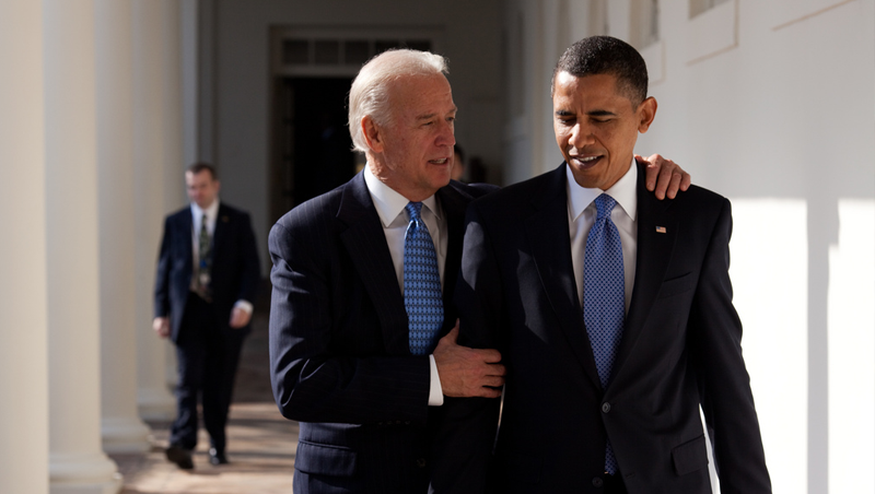 President Joe Biden and President Obama