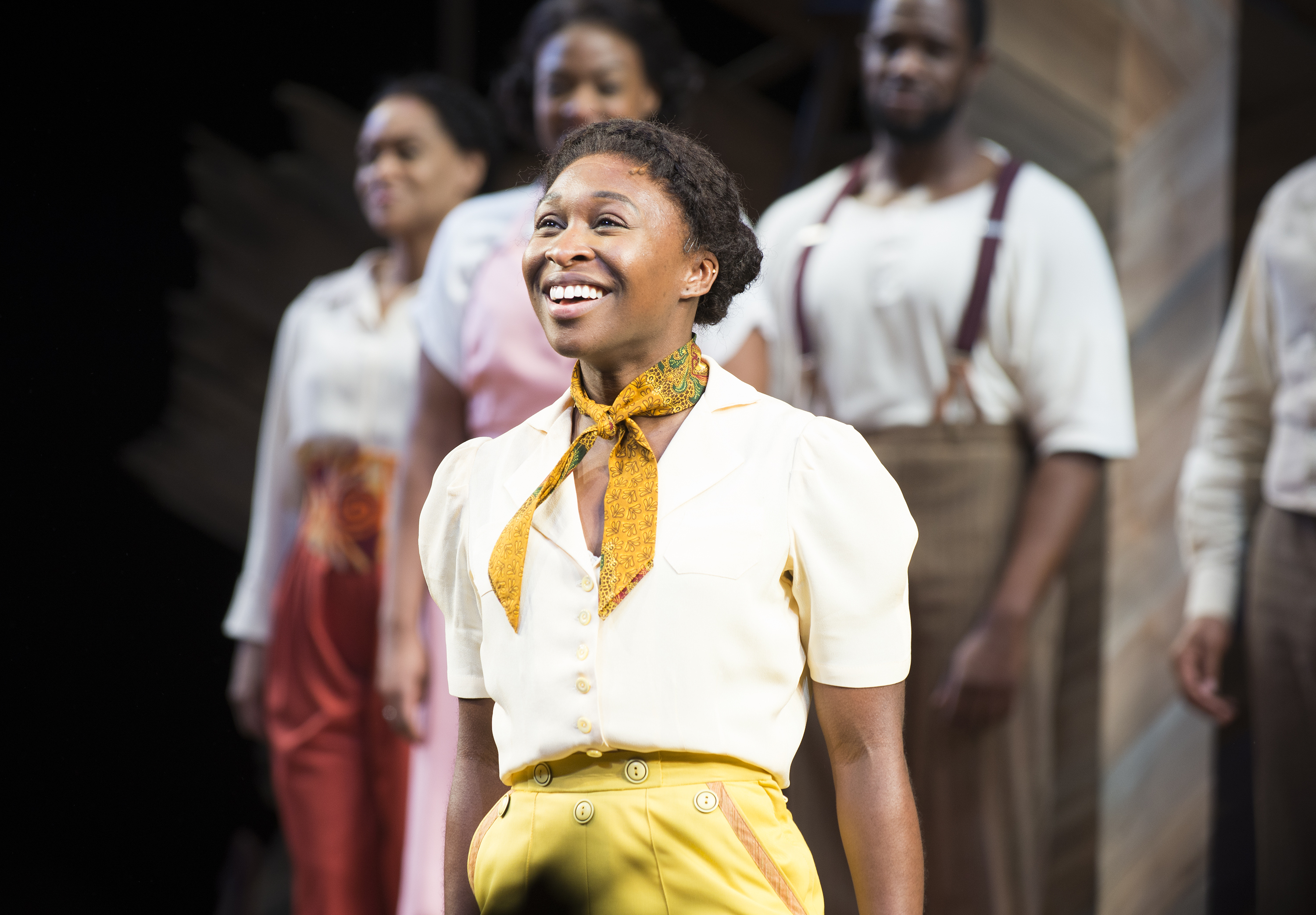 'The Color Purple' Broadway opening night - Arrivals And Curtain Call