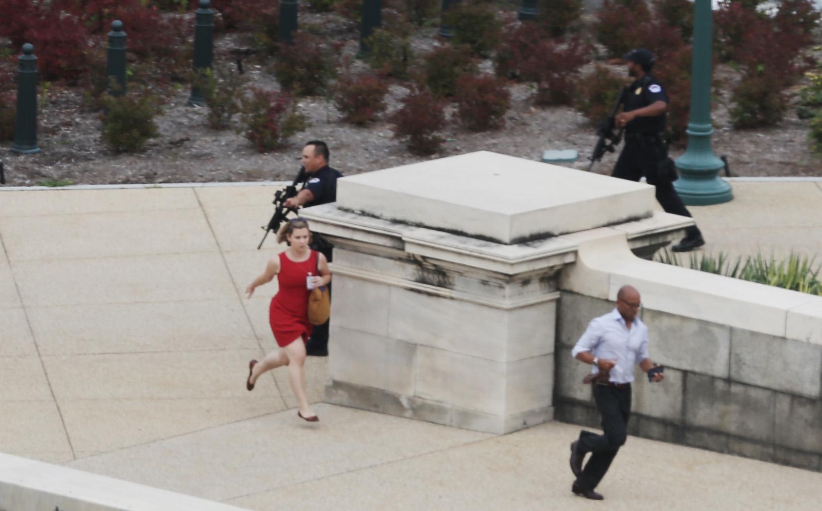 U.S. Capitol On Lockdown After Reports Of Gun Shots