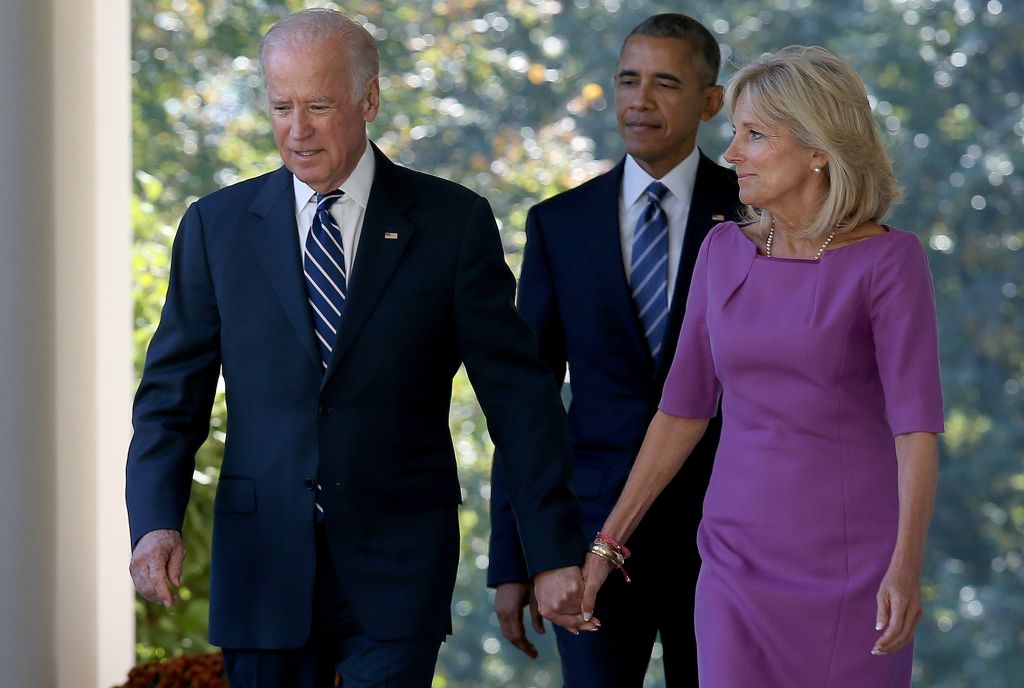 Joe Biden, Jill Biden, President Obama
