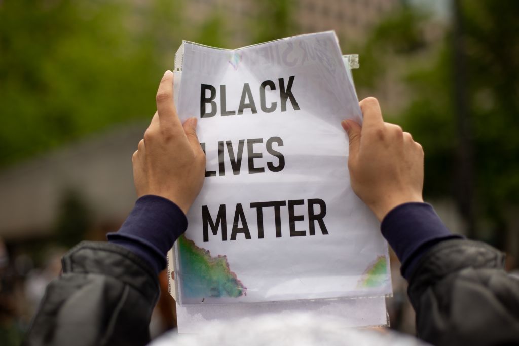 Black Livers Matter Protest Sign