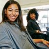 Customers smiling in salon