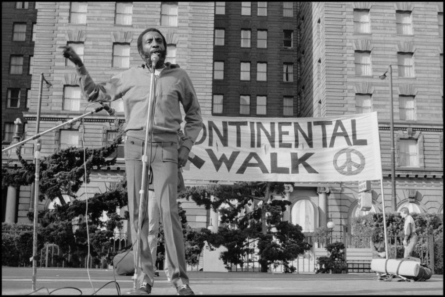 Dick Gregory At The Continental Walk Rally