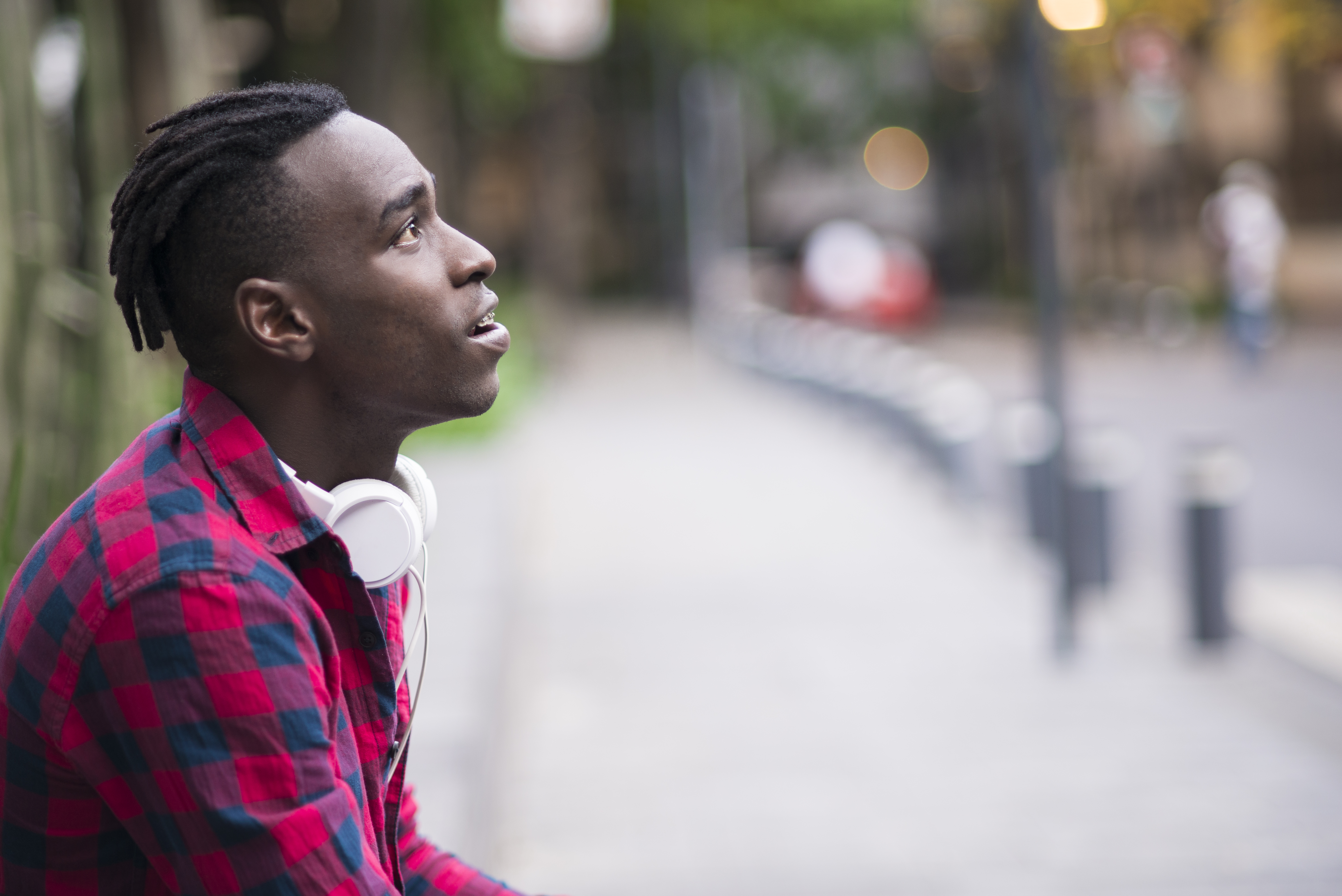 Handsome African teenager
