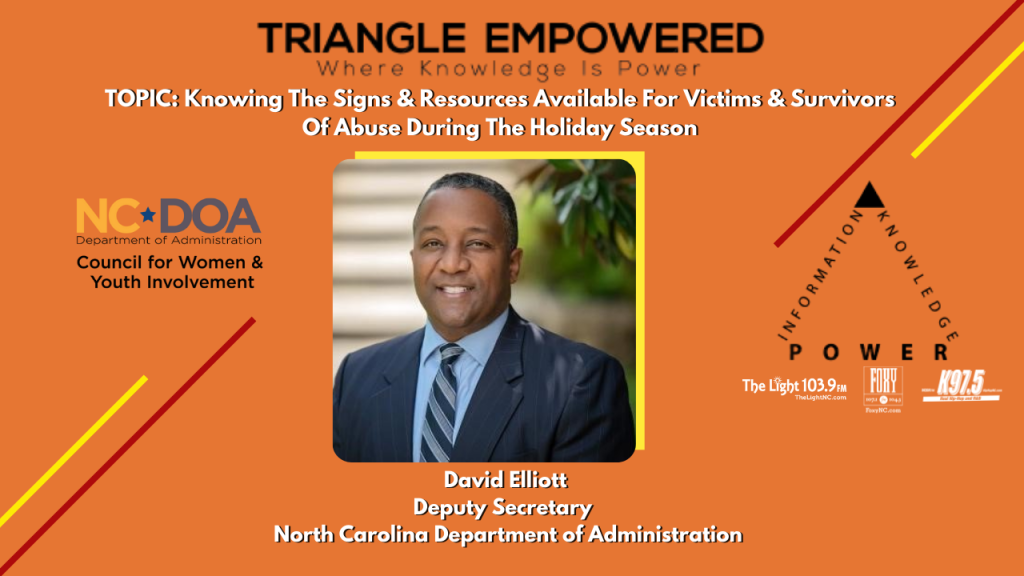 Triangle Empowered: Knowing The Signs & Resources Available For Victims & Survivors Of Abuse During The Holiday Season