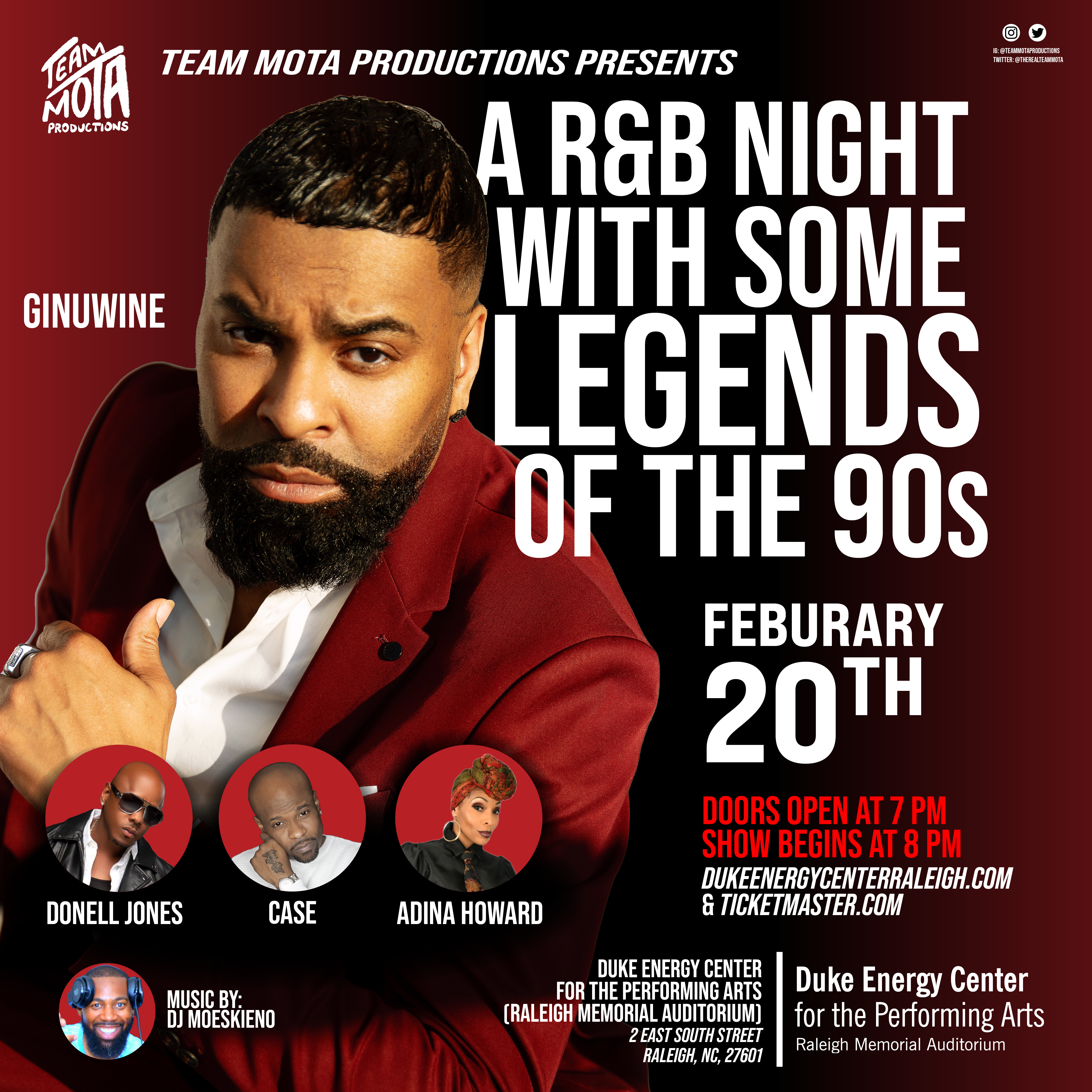 Ginuwine at Duke Energy Center