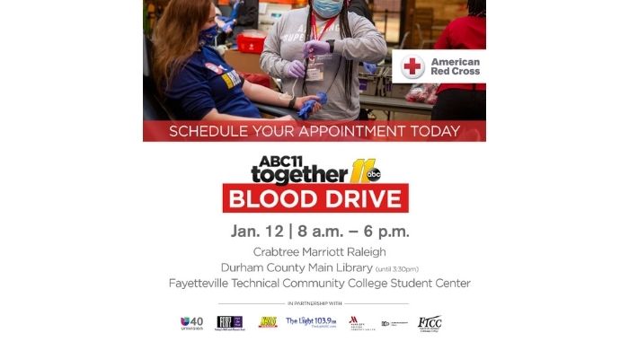 ABC11 Together Blood Drive, Jan 12